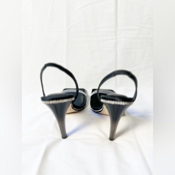 New Good American Crystal Crush Lucite Heels - Picture 12 of 16
